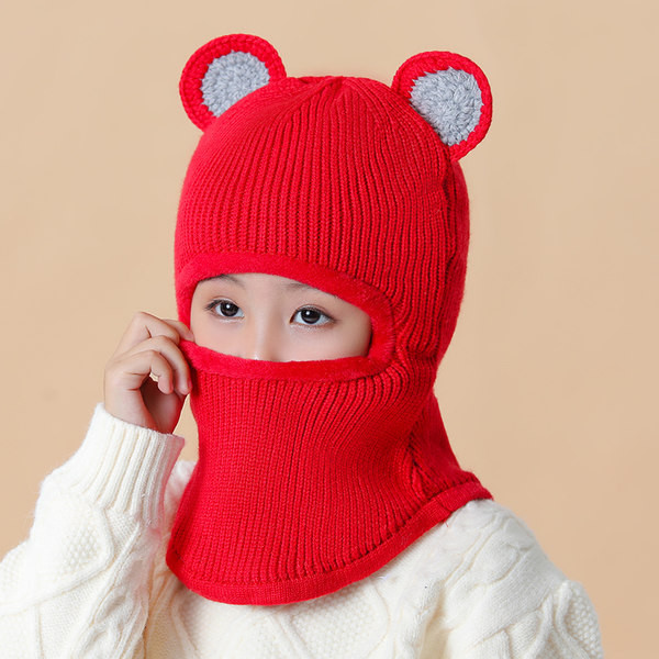 Jauna modeļa ziemas trikotāžas cepure zēniem un meitenēm