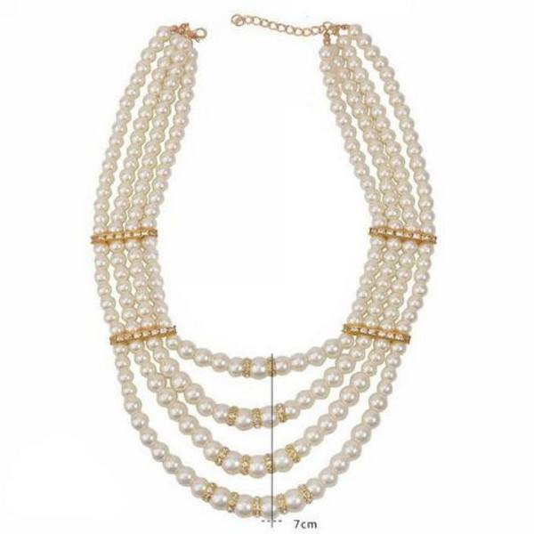 Stilīgs rotu komplekts - kaklarota ar auskariem