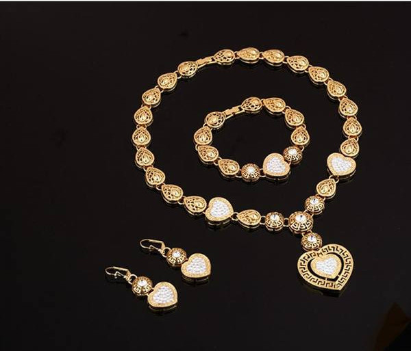 Moderns sieviešu 4-daļīgs komplekts ar dekoratīviem akmeņiem