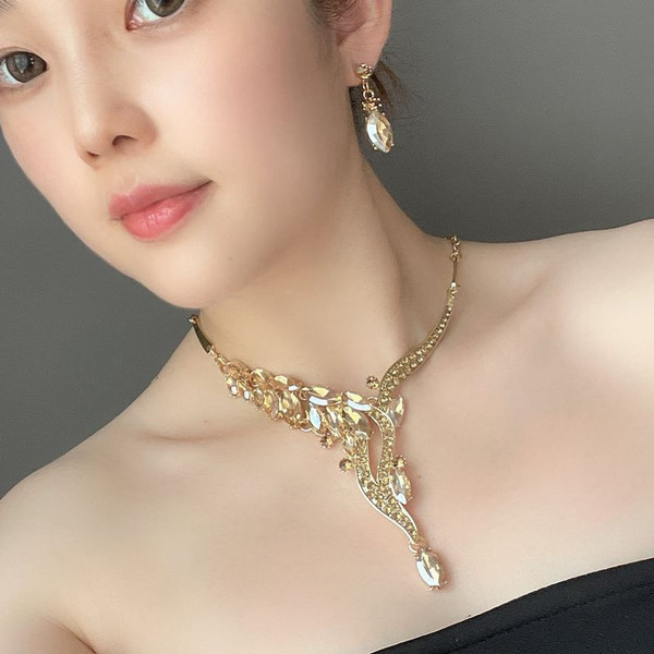 Két színű női ékszer szett