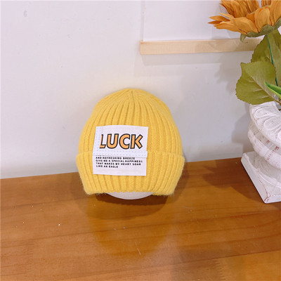 Bērnu ziemas cepure ar logo zēniem un meitenēm