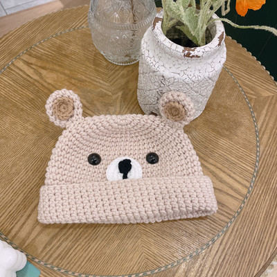 Jauna modeļa bērnu ziemas cepure ar 3D elementu