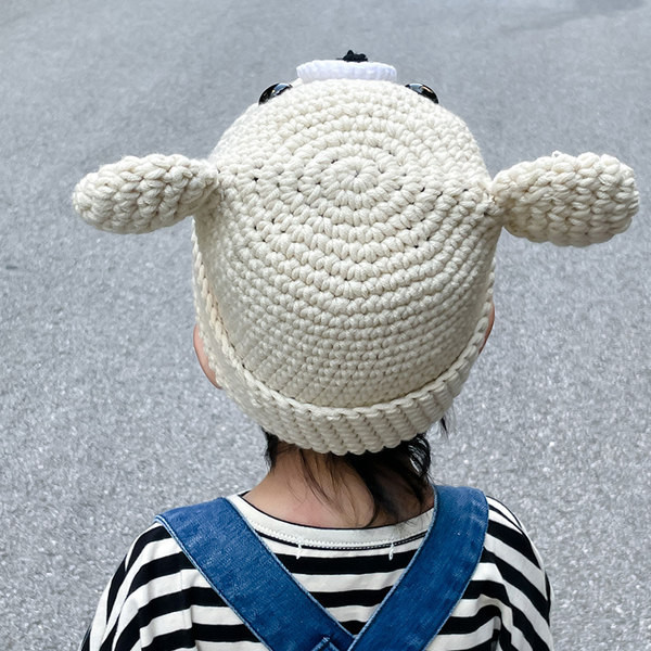 Jauna modeļa bērnu ziemas cepure ar 3D elementu