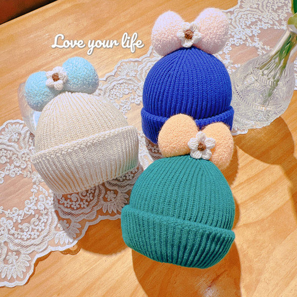 Bērnu ziemas cepure ar lentīti