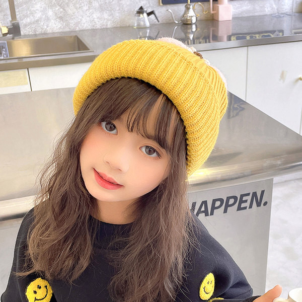 Bērnu ziemas cepure ar lentīti