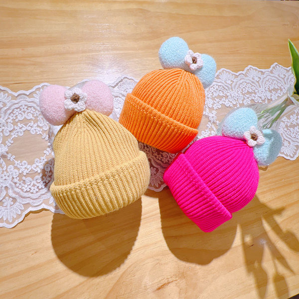 Bērnu ziemas cepure ar lentīti