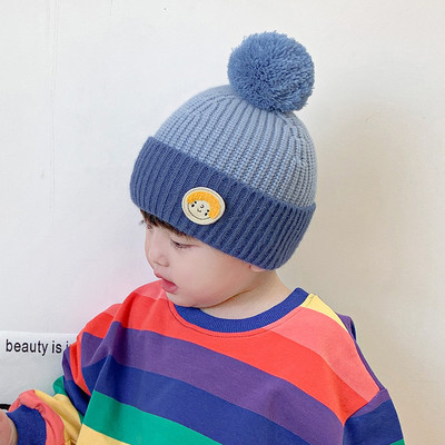 Téli gyerek sapka bolyhos