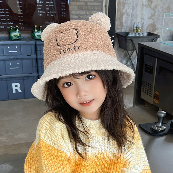 Dječji ležerni šešir za djevojčice s obodom i printom