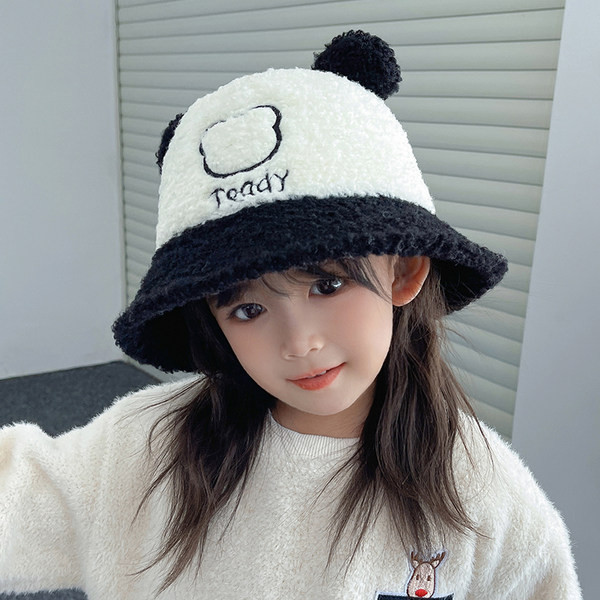 Dječji ležerni šešir za djevojčice s obodom i printom