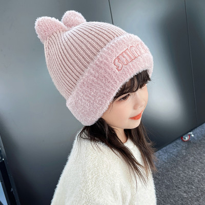 Παιδικό casual καπέλο για κορίτσια με επιγραφή