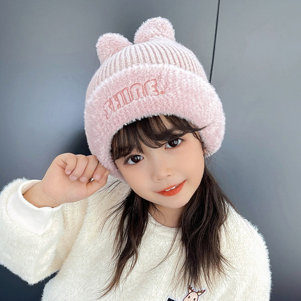 Παιδικό casual καπέλο για κορίτσια με επιγραφή