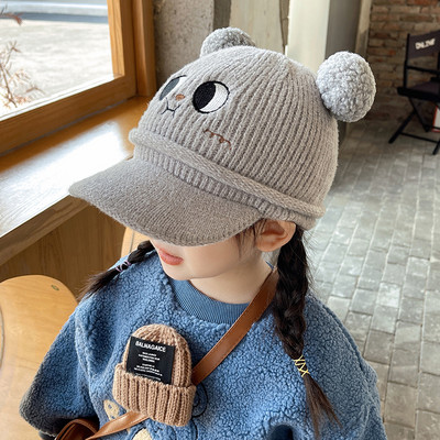 Gyerek barett típusú kalap lányoknak animációval