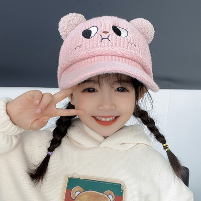 Gyerek barett típusú kalap lányoknak animációval