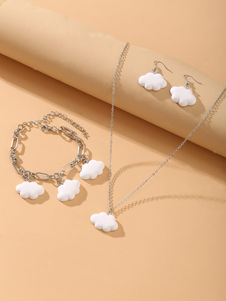 Γυναικείο σετ κολιέ, βραχιόλι και σκουλαρίκια