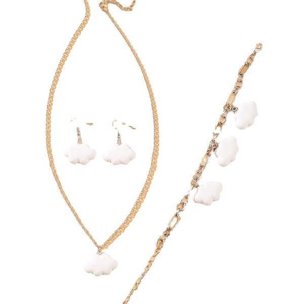 Γυναικείο σετ κολιέ, βραχιόλι και σκουλαρίκια