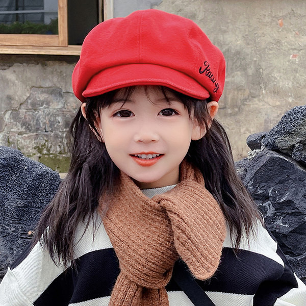 Παιδικό καπέλο για κορίτσια, τύπου μπερέ, casual μοντέλο