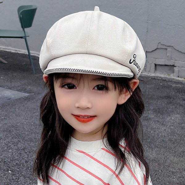 Παιδικό καπέλο για κορίτσια, τύπου μπερέ, casual μοντέλο