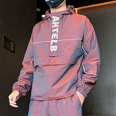 Ανδρική φόρμα με κουκούλα και κορδόνια