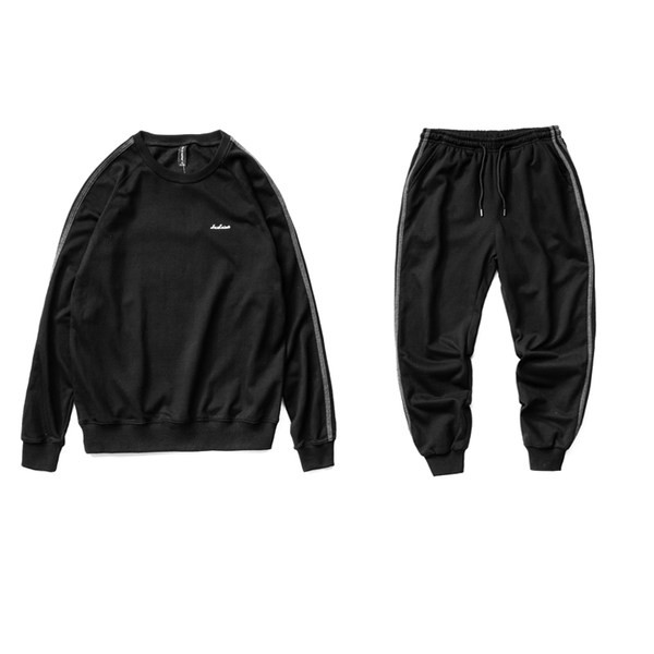 Ikdienas vīriešu blūzes un bikšu komplekts ar kabatu