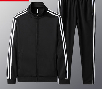 Sportski muški dvodijelni set s patentnim zatvaračem