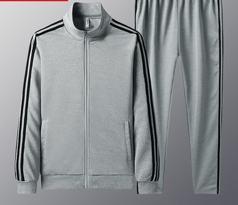 Sportski muški dvodijelni set s patentnim zatvaračem