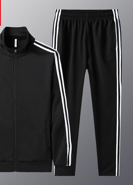 Sportski muški dvodijelni set s patentnim zatvaračem