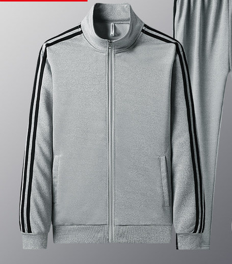 Sportski muški dvodijelni set s patentnim zatvaračem