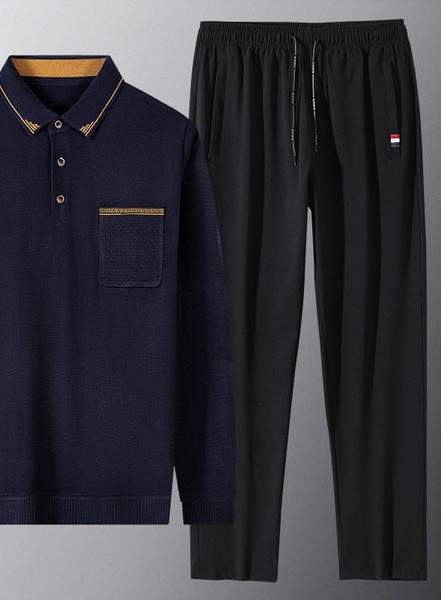 Vīriešu sporta komplekta blūze ar biksēm