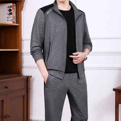 Ikdienas vīriešu sporta divdaļīgs komplekts