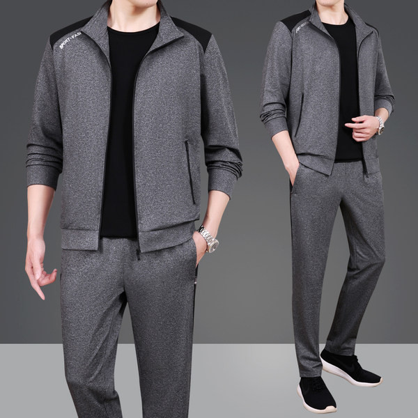 Ikdienas vīriešu sporta divdaļīgs komplekts