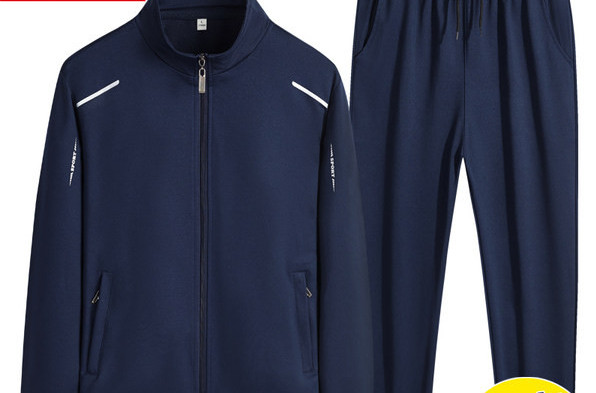 Muški sportski set s dugim rukavima i džepom