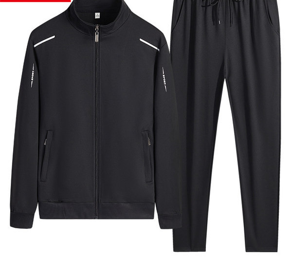 Muški sportski set s dugim rukavima i džepom