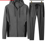 Férfi sport kétrészes cipzárral és fűzővel