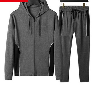 Férfi sport kétrészes cipzárral és fűzővel