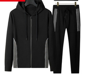 Férfi sport kétrészes cipzárral és fűzővel