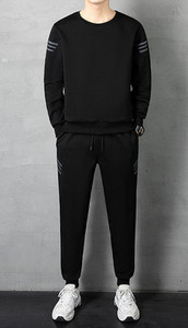 Kétrészes férfi szett sportmintás zsebbel