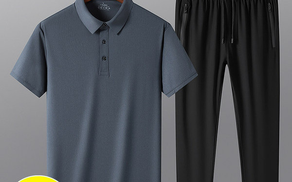 Ανδρική αθλητική φόρμα με κοντά μανίκια