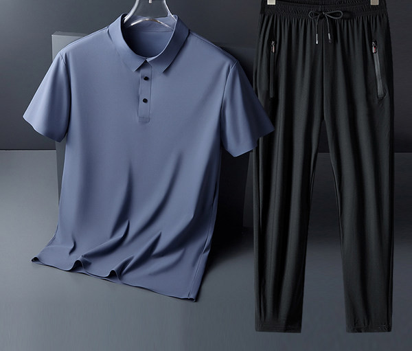 Ανδρικό casual σετ  με κοντά μανίκια