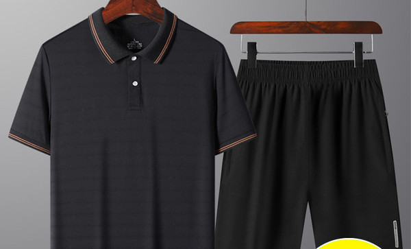 Vīriešu ikdienas tērps ar īsām piedurknēm