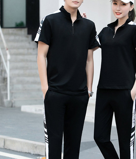 Vīriešu sporta apģērbs divdaļīgs t-krekls un apakšas ar uzrakstiem