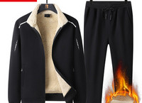 Vyriškas žieminis treningas su pamušalu