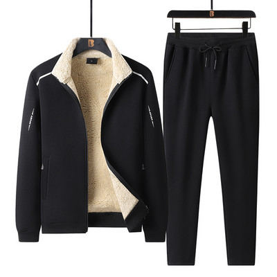 Vyriškas žieminis treningas su pamušalu