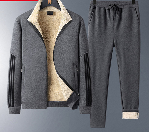 Vyriškas žieminis treningas su pamušalu