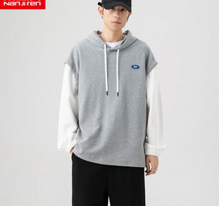 Casual ανδρικό αθλητικό σετ φούτερ και παντελόνι με κουκούλα