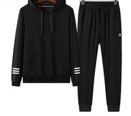 Férfi kapucnis pulóver és nyakkendő