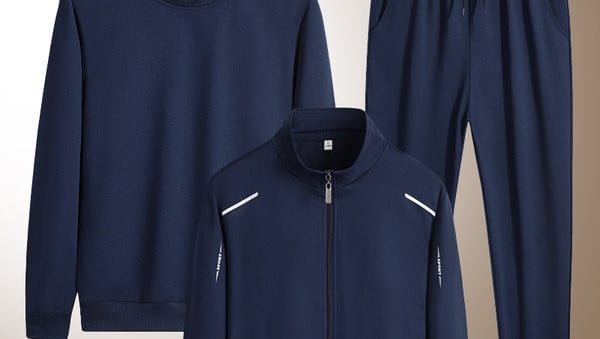 Jauna modeļa vīriešu sporta trīsdaļīgs komplekts