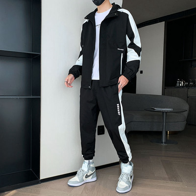 Ανδρικό φθινοπωρινό σετ με κουκούλα