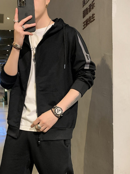 Férfi csapat - kétszínű cipzáros rögzítés