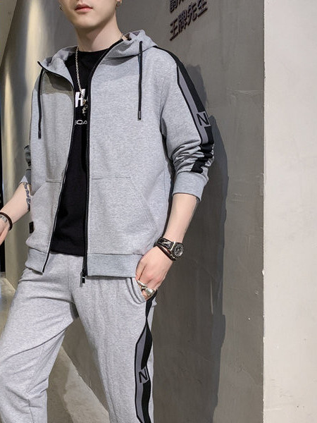 Férfi csapat - kétszínű cipzáros rögzítés