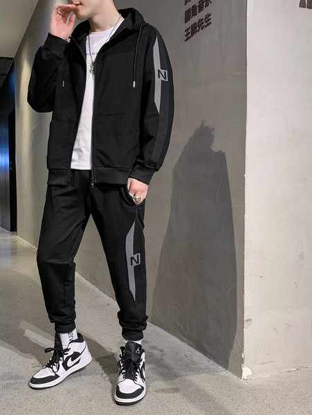 Férfi csapat - kétszínű cipzáros rögzítés